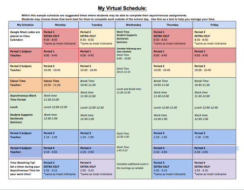 School Schedule | Oakland Mills Middle School