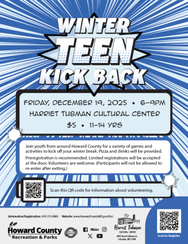 2025.12.19 Winter Teen Kickback Flyer